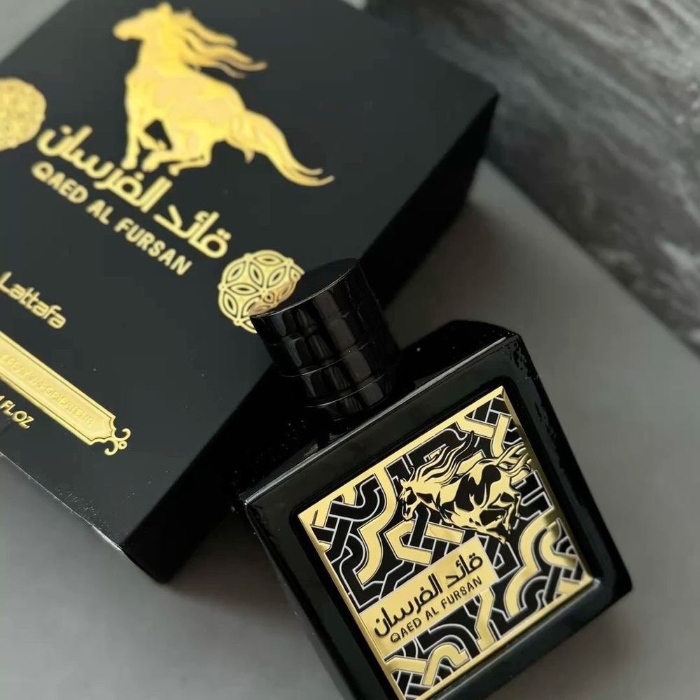 Qaed Al Fursan Perfume for Men - Black and Gold